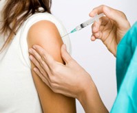picture of woman being given depo-provera injection
